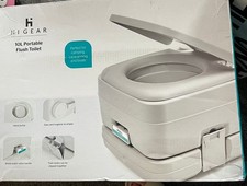 Hi Gear 10L Portable Flush Toilet – Camping, Caravan & Boat – Brand New