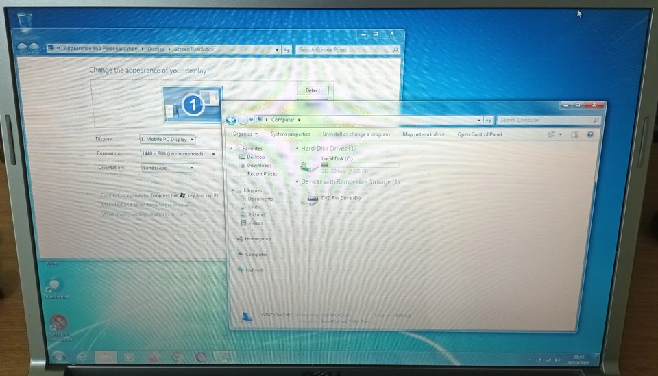 Dell Studio 1737 Laptop Notebook 17.1" 4GB 256GB SSD Windows 7 64 BIT HDMI Intel - Image 3 of 4