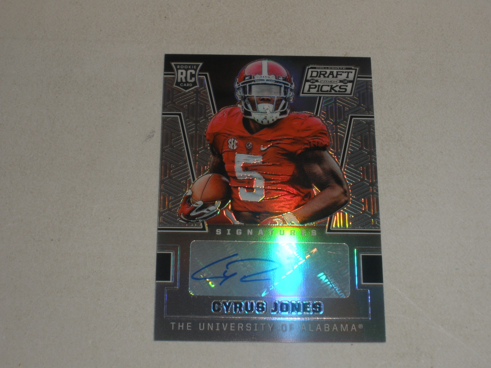 Cyrus Jones Panini Prizm Collegiate Draft Picks #259 Autograph-Prizm