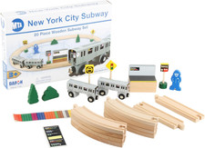 NYC MTA 20Piece Wooden Subway Set