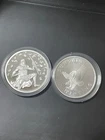 Proof Silver Shield-1oz 2020 Covid Crucible & 1 oz Sunshine Mint Silver Round