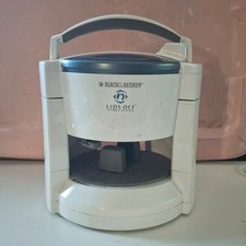 BRAND Black & Decker Electric Jar Lid Opener White JW200