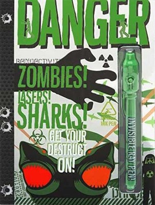 Danger: Zombies! Lasers! Sharks! - Paperback, by Gill Mickey; Gill - Very Good r