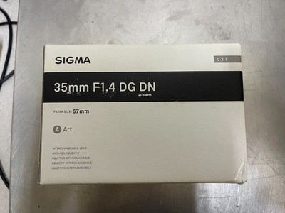Sigma 35mm f/1.4 DG DN Art 67mm Filter Interchangeable Lens For Sony E Mount New