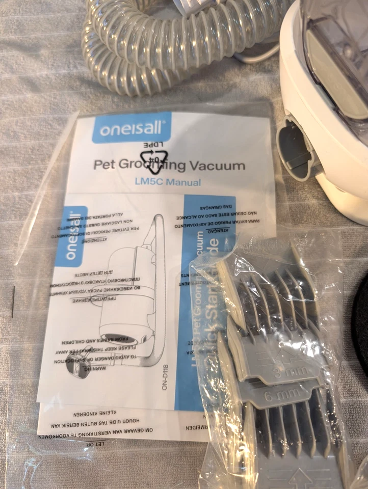 Oneisall Cat волос пылесос груминг набор LM5C полный изящный тихий - б/у дважды - Изображение 3 из 4