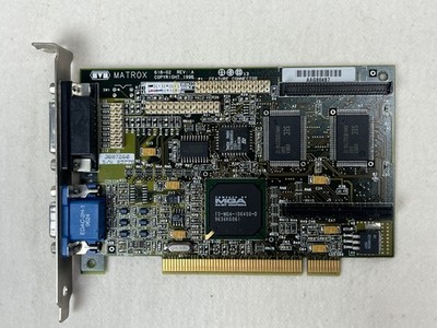 Matrox Mystique 2MB PCI Grafikkarte Getestet