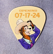RARE Walt Disney World Country Bear Jamboree Guitar Pick Opening Date 07-17-24