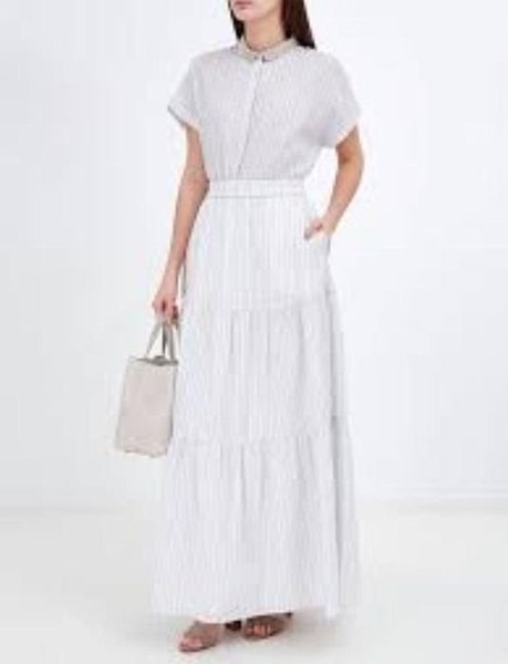 Women Fabiana Filippi Skirt Multicolor Linen