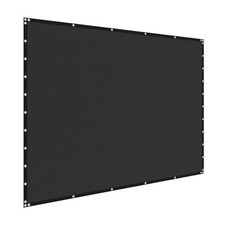 Uimoso 90 Sun Shade Cloth Privacy Screen 10 x 10 ft for Patio Garden Black