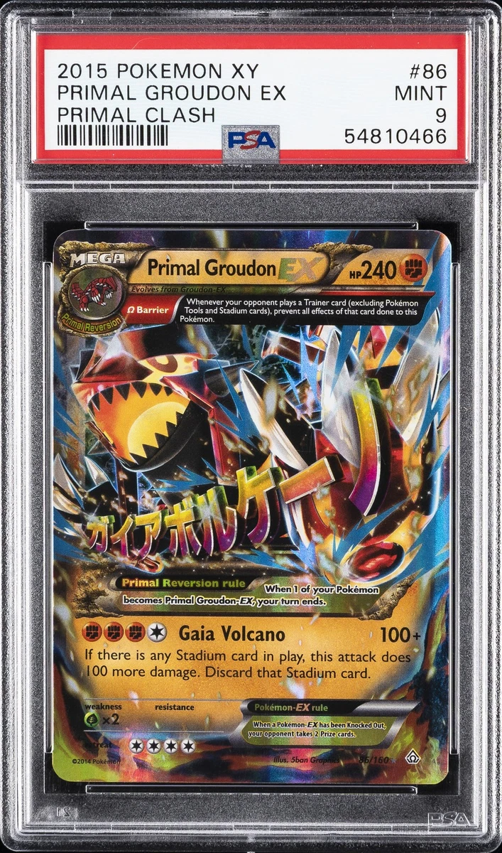 Pokémon TCG XY-Primal Clash Grade 9 Individual Collectible Card