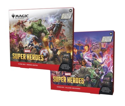 -Set of 2- Scene Box Marvel Super Heroes MSH MTG 6/19