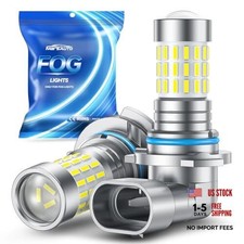9006 LED Fog Light Bulbs or DRL, 10,000 Lumens 6000K 48 Chips MF3 9006 White