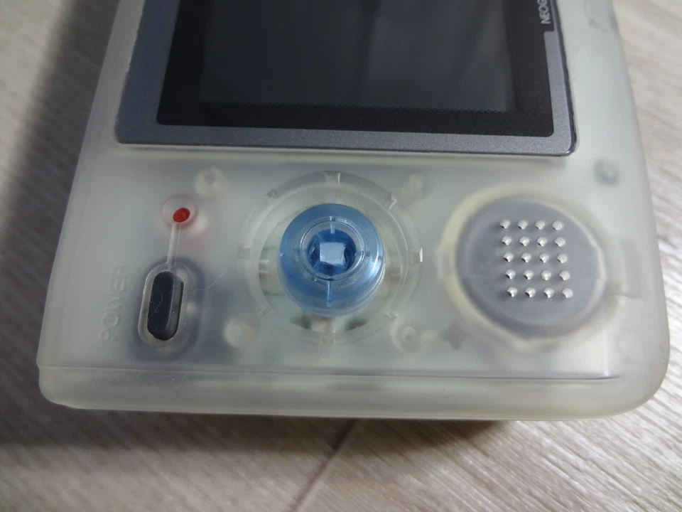 snk neo geo pocket color clear console system Tested Work -good condition 2 - Image 2 of 4