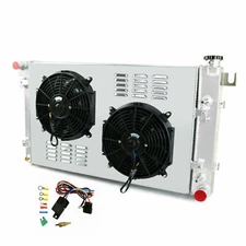 Fit 1994-2002 Dodge Ram 1500 2500 3500 Upgrade 3 Rows Radiator Shroud Fan Kits