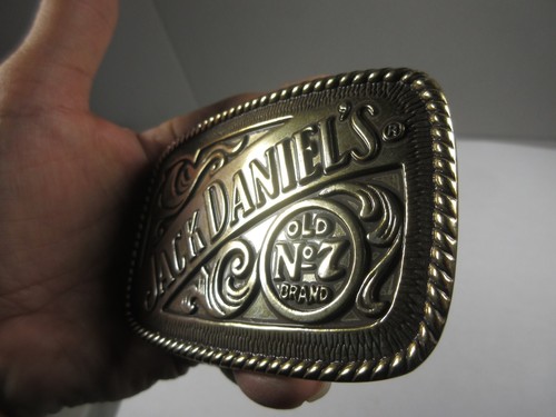 2005 Jack Daniel's Old No. 7 Brand whisky promo ad metal belt buckle 5007JD - Picture 3 of 8