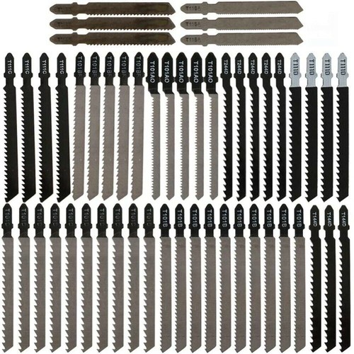 52Tlg Stichsägeblätter Set T-Schaft Für Bosch Makita Dewalt-Holz Metall PVC DHL - Bild 4 von 10