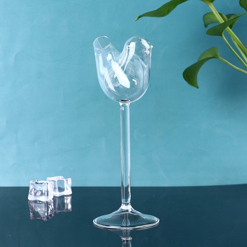 Transparent Bird-shaped Cocktail GlassesHigh Shed Wine Glass Drinking Cup F~ *& - Picture 2 of 12