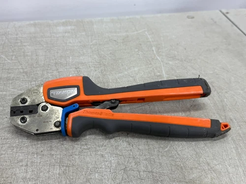 Thomas & Betts Sta-Kon ERG4 Ratchet Crimper for wire Lug Ferrule 12-10-8Awg