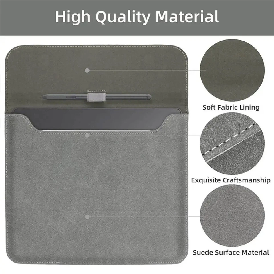 For Amazon Kindle Scribe 10.2" PU Leather Sleeve Case Cover Protect Carrying Bag - Image 2 of 4