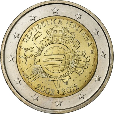 [#1260022] Italie, 2 Euro, €uro 2002-2012, 2012, Roma, SPL+, Bimétallique - Photo 1/2