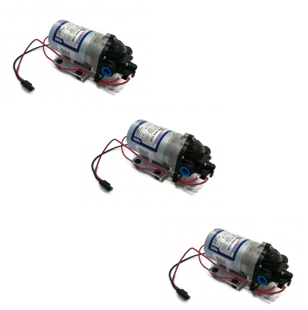 (3) Nuevo Shurflo 12v Electric de transferencia de agua Bombas 1.8 Gpm 60 Psi W la demanda de conmutador (3) Nuevo Shurflo 12v Electric de transferencia de agua Bombas 1.8 Gpm 60 Psi W la demanda de conmutador