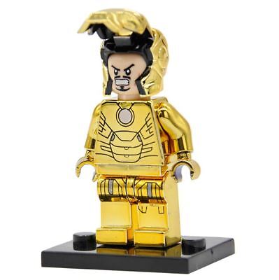 Iron Man Mk 21 Midas (Gold chrome) Lego 