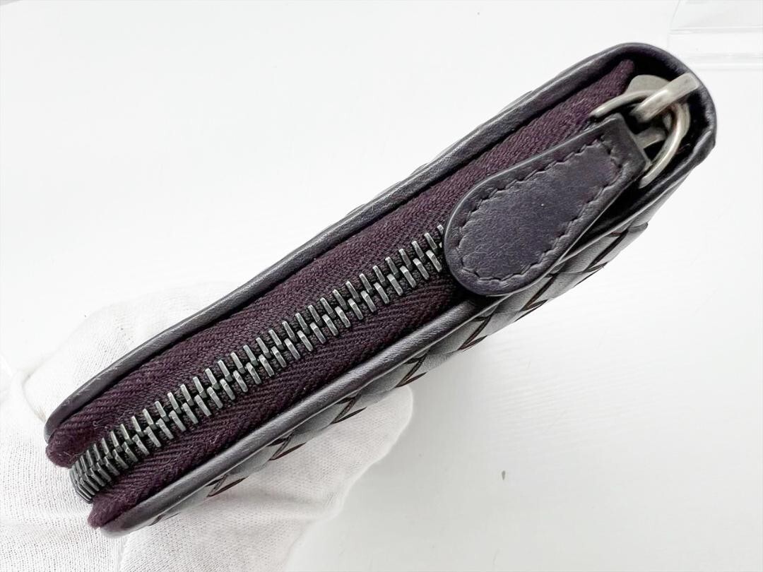 【美品】BOTTEGA VENETA INTRECCIATO ZIP COIN Bottega Veneta® Women's Intrecciato Zipped Coin Purse in