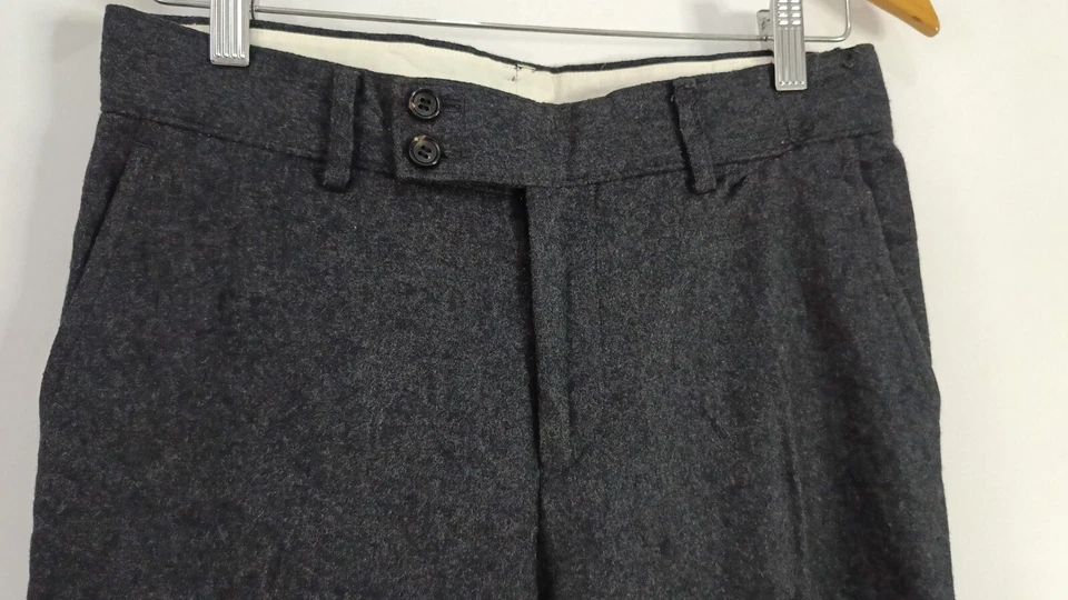 Comme des garcons tricot 2000s Japan wool gray black pants - Image 4 of 4