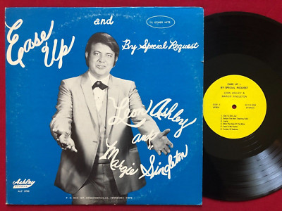 LEON ASHLEY / MARGIE SINGLETON ~ EASE UP BY SPECIAL REQUEST LP ~ RARE COUNTRY