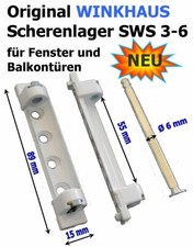 Winkhaus Scherenlager SWS 3-6 Weiß, NEU, Beschlag Ersatzteil für Fenster u.Türen