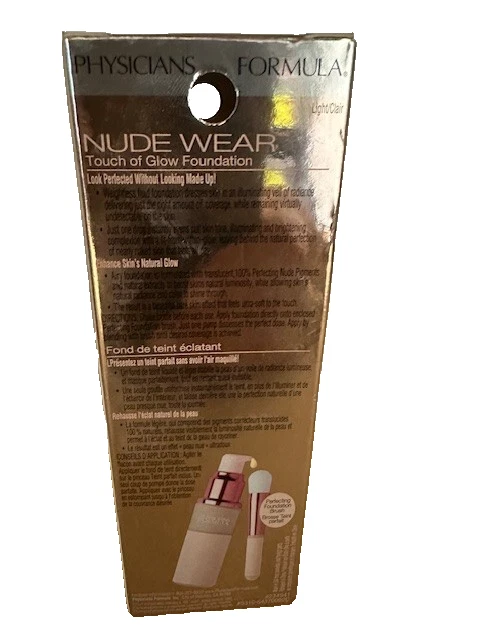 Physicians Formula Nude Wear Touch of Glow Foundation 6437 Light New - Image 2 of 4