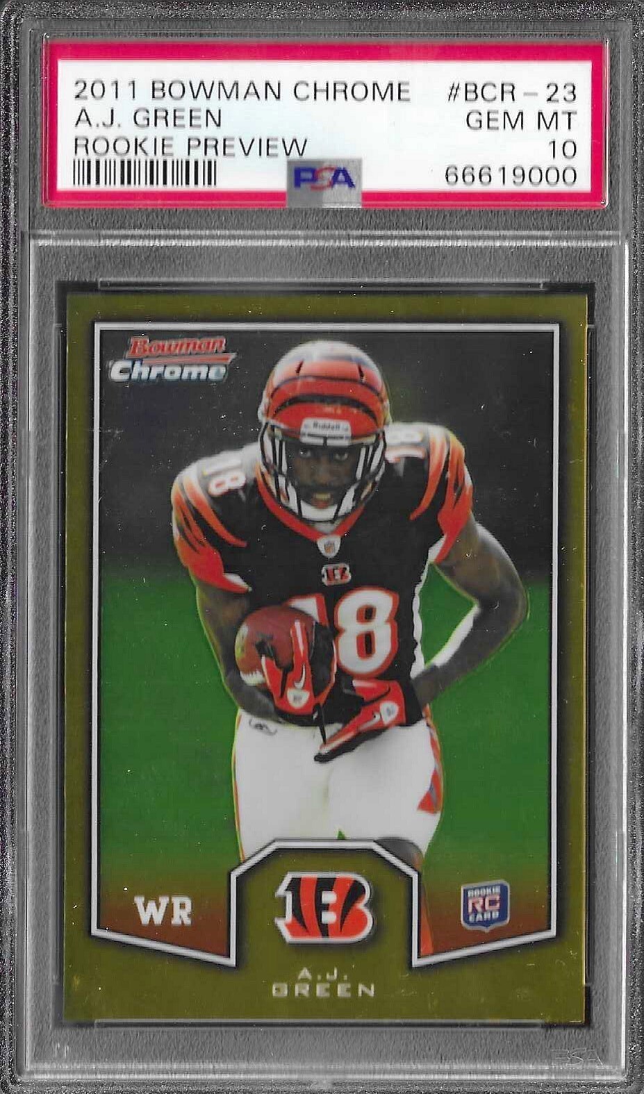 AJ Green Bowman Chrome Rookie Preview #BCR23 Base
