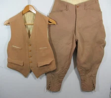 Antique 1910s 20s Equestrian Jodhpurs Riding Breeches Set Men Austin Reed London