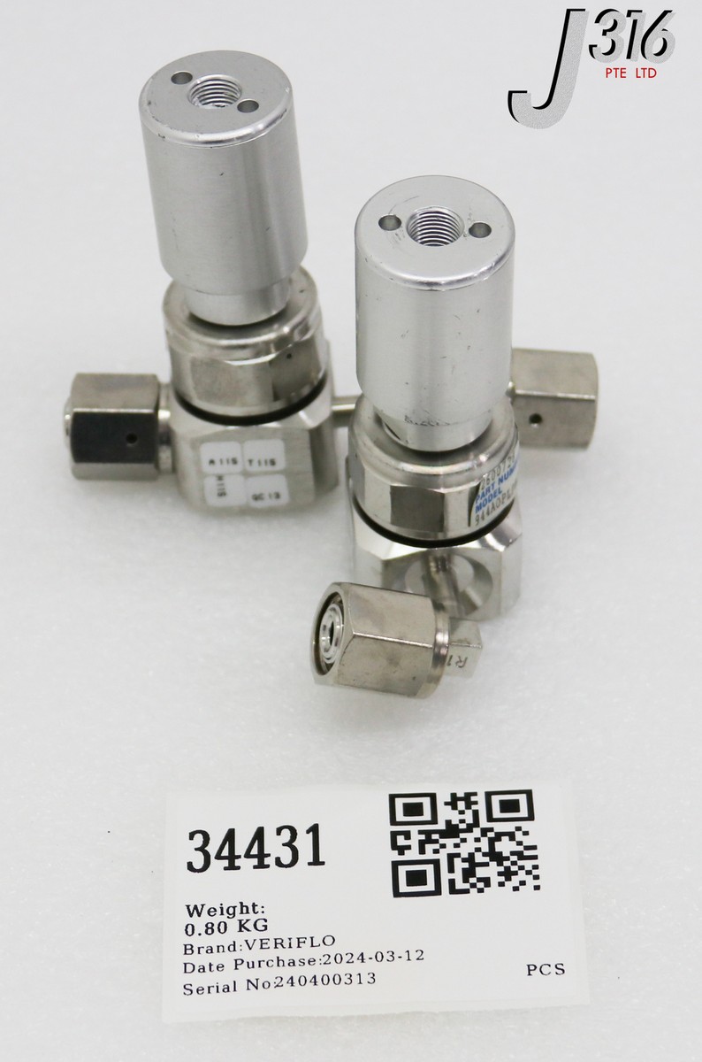 34431 VERIFLO 2-VALVE 3-WAY MANIFOLD ASSY, P/N: 42600726
