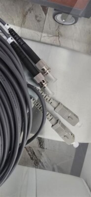 L-COM FODST-SC-25 , Multimode Fiber Cable, Dual ST / Dual SC, 25.0m   -35