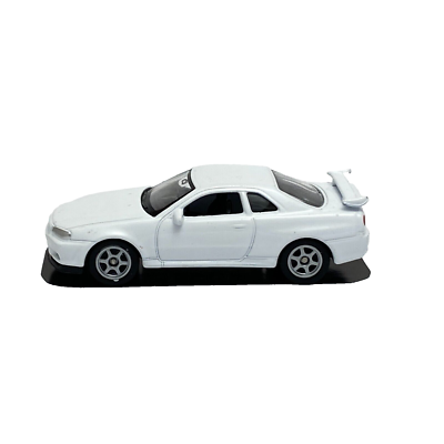 Nissan Skyline GT-R R34 White + Blue Welly 1:60 1:64 Series 52402