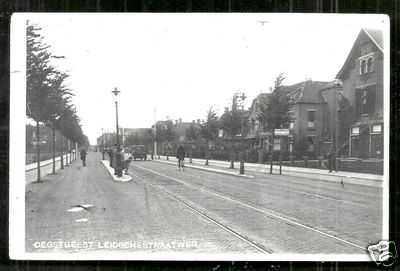 Oegstgeest rppc Leidsche straatweg Netherlands 1932