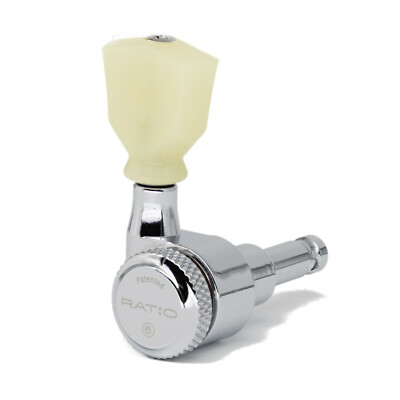 GRAPH TECH PRL-8351-C0 Ratio Electric Locking Machine Heads with Vintage Keyston