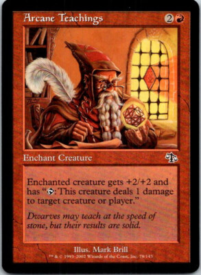 Arcane Teachings Magic The Gathering Judgment Near Mint
