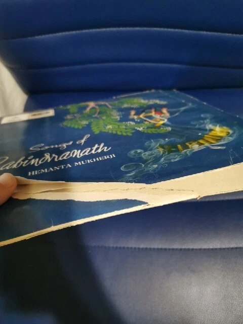 SONGS OF RABINDRA NATH HEMANTA MUKHERJEE 1965 RARE LP RECORD india MUKHERJI - Image 4 of 4