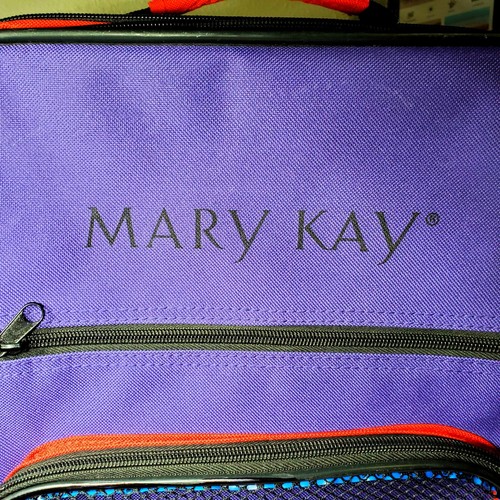 "Equipaje de viaje vintage retro Colorway Mary Kay con ruedas 21""x13""x7" - Imagen 2 de 12