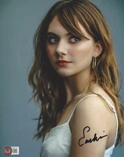 EMILIA JONES SIGNED 'CODA' 8x10 MOVIE PHOTO 3 BRITISH ACTRESS BECKETT BAS COA