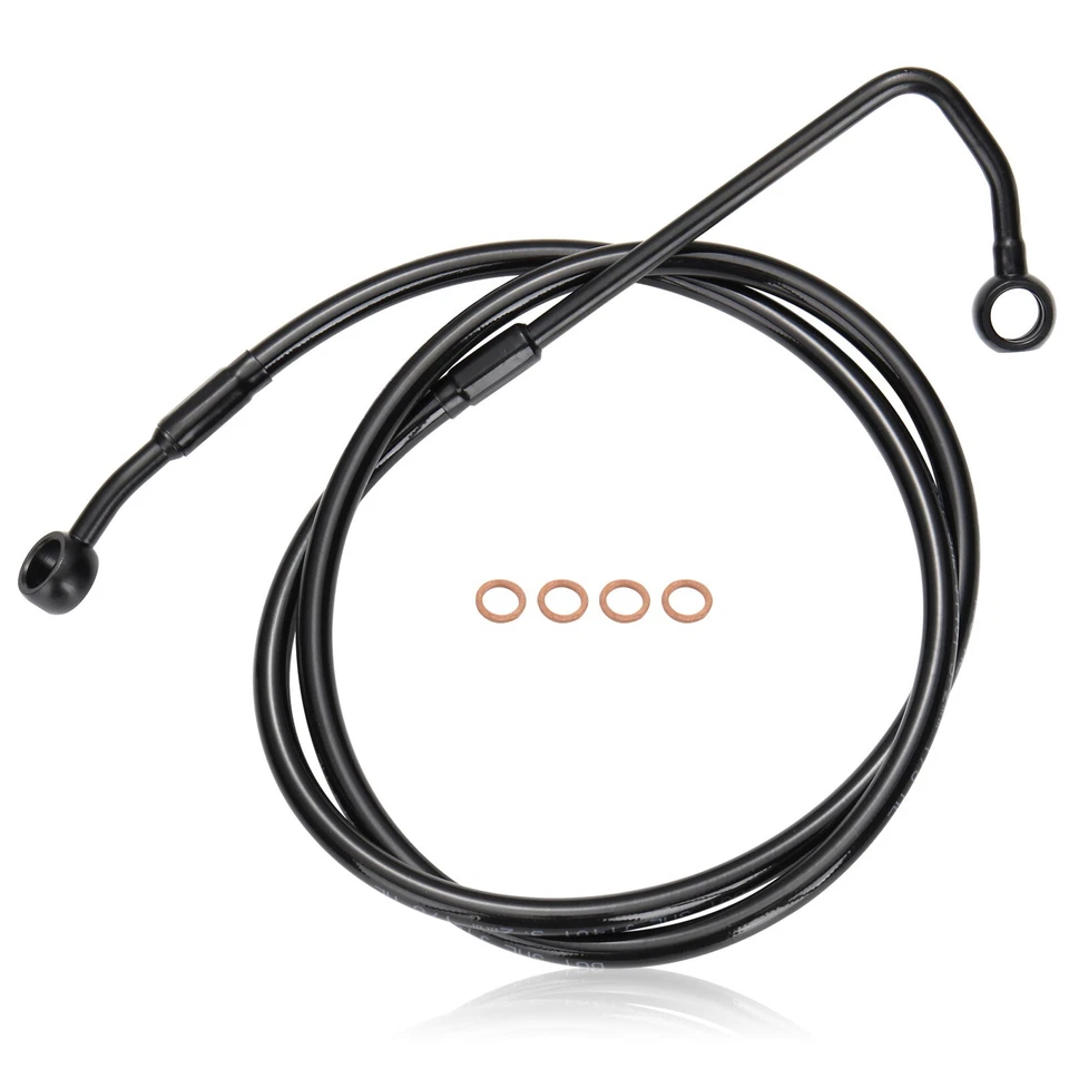 Удлиненная тормозная магистраль 39,4 дюйма для Harley Softail Fat Boy Breakout 2011-2017 с ABS - Изображение 3 из 4