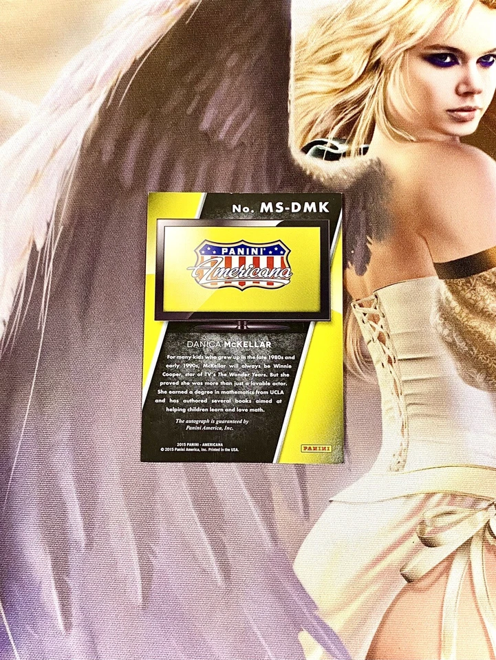 DANICA McKELLAR WINNIE COOPER 2015 PANINI AMERICANA LÁMINA DE ORO AUTOMÁTICO RARO SSP/15 Foto 2 de 4