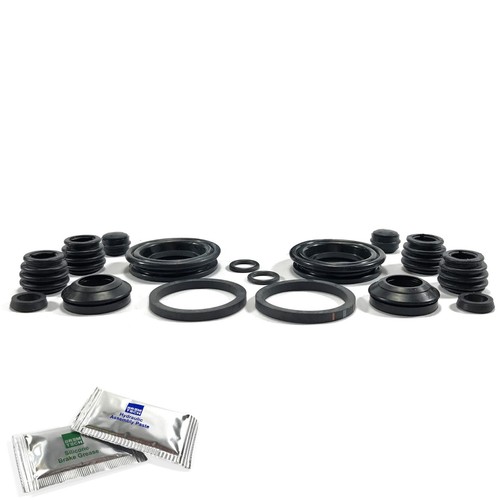 2x REAR BRAKE CALIPER REPAIR KITS SEALS FITS HONDA JAZZ 2002