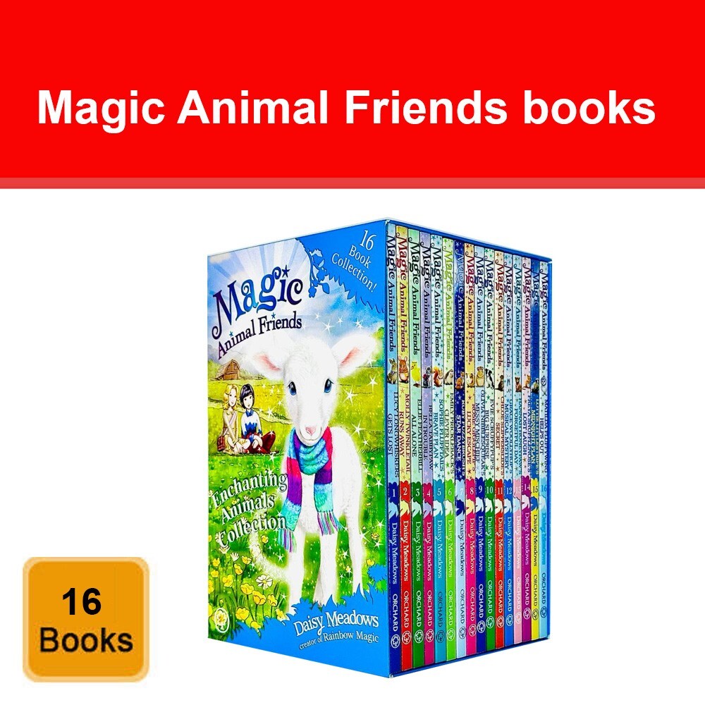 Magic Animal Friends Enchanted Animals Collection 16 Books Box Set Daisy Meadows