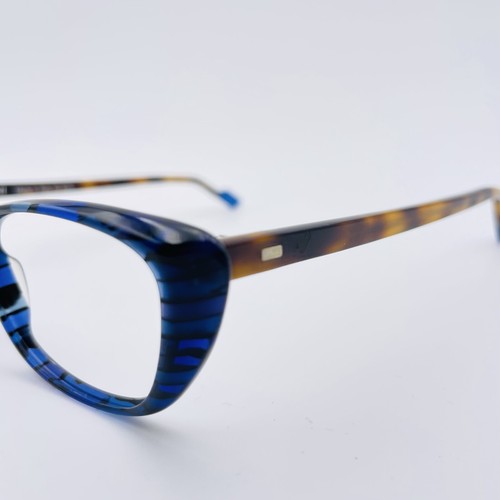 VANNI eyeglasses BLUE TORTOISE CATS EYE glasses frame MOD: V1481 A440 - Picture 4 of 9