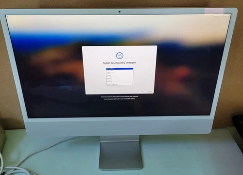 Apple iMac M1 2438 M1 3.2Ghz 8GB Ram 256GB SSD 24" All In 1 Computer. 2021