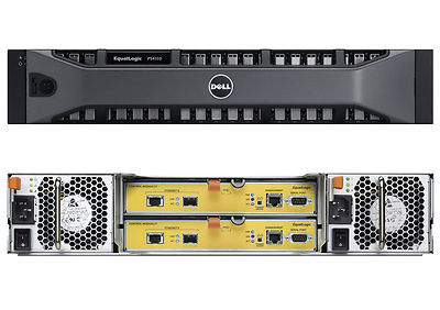 Dell EqualLogic PS4110X 2U 24 x 1.2TB 10k SAS HDD iSCSI SAN Storage Array 