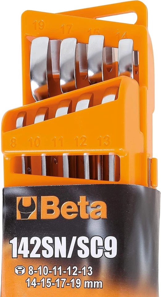 Beta 142SN/SC9 ACT23 - Set di 9 Chiavi Combinate a cricchetto snodate con supp. - Immagine 3 di 4